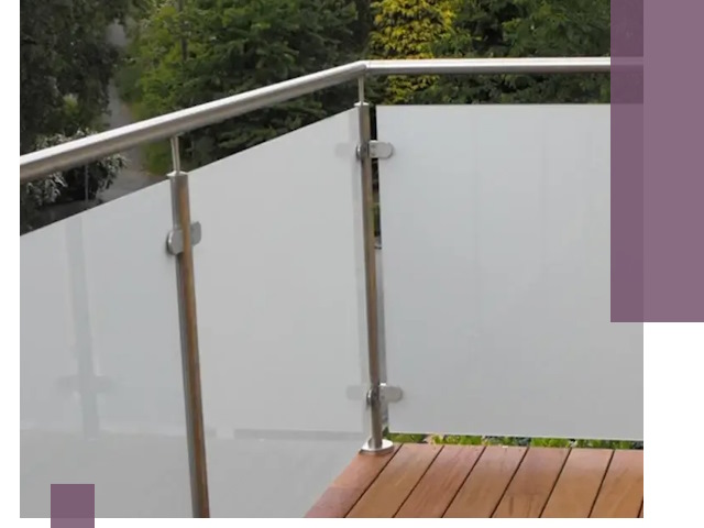 Алюминиевые парапеты для балконов и террас в Ноябрьске