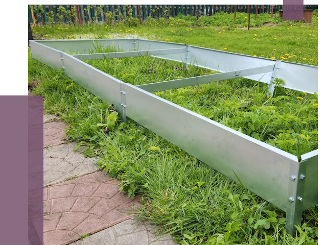 Металлические бордюры для грядок в Ноябрьске от 1773 руб.