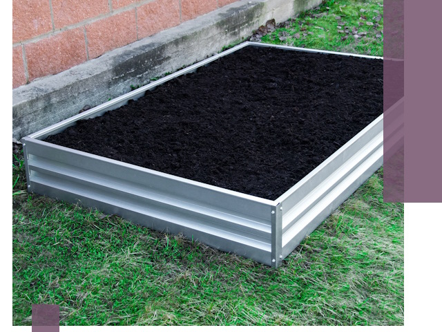 Металлические бордюры для грядок в Ноябрьске: прочность и аккуратность