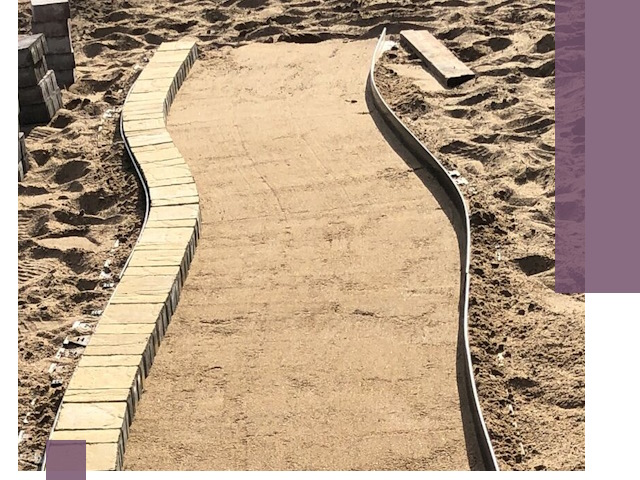 Металлические бордюры для тротуаров в Ноябрьске — прочные и долговечные