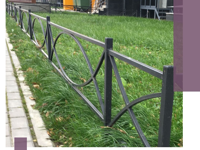Газонные ограждения из металла в Ноябрьске — монтаж и продажа