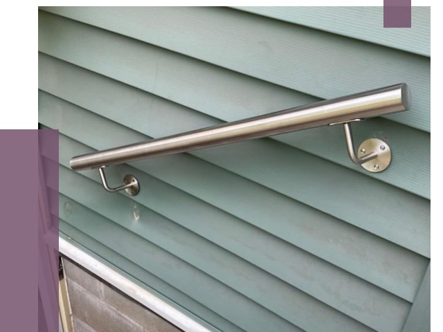 Поручни из нержавеющей стали в Ноябрьске от 7598 руб.  | ПРОЛЁТ-Нбс